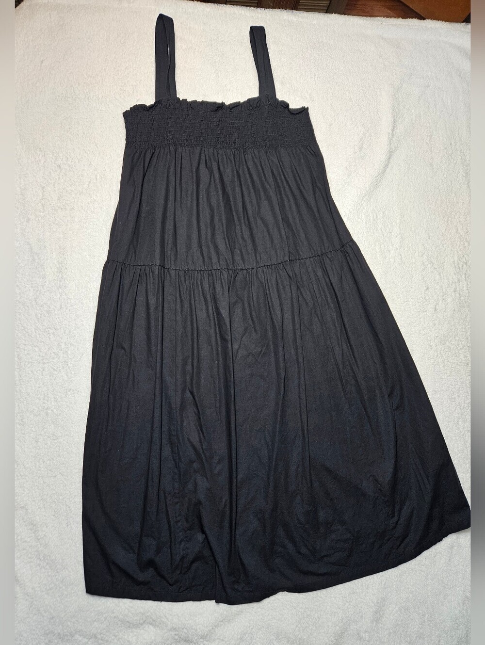 ASOS Black Tiered Summer Sundress